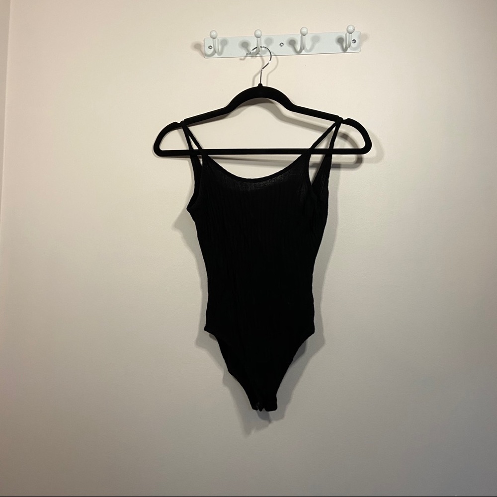 Simple Black Bodysuit